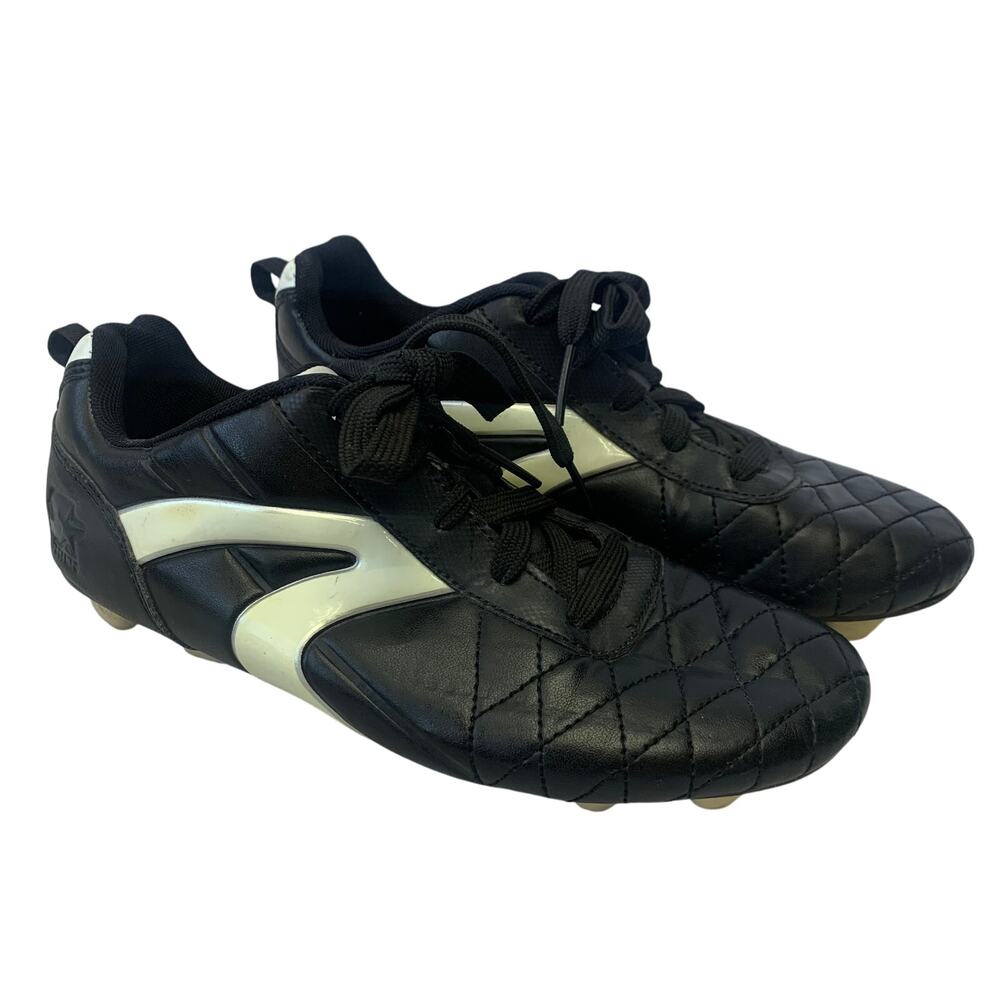 Starter Winder Soccer Shoes Youth Sz 6 Boys Black White Soccer Cleats